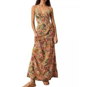 ba&sh Baloma Sleeveless Cutout Maxi Dress (worn only once!)